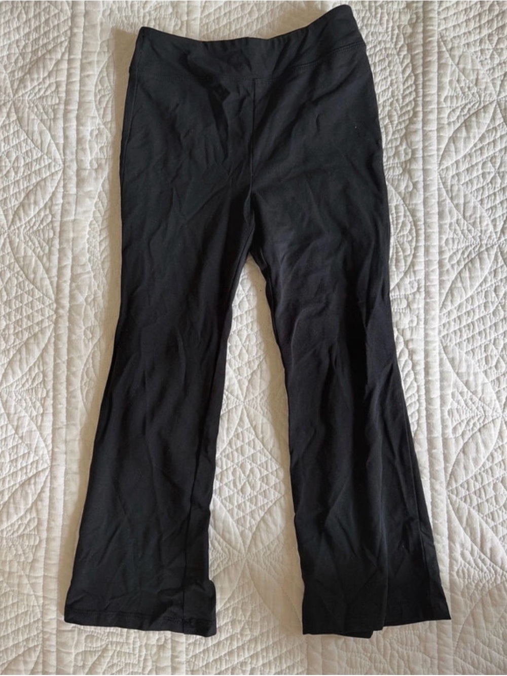 Crewcuts Girls Black Stretch Flare Pants